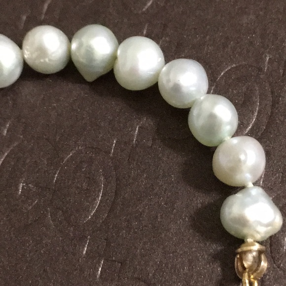 🖤Blue pearl 💕14kgf BABY bracelet - Picture 7 of 9